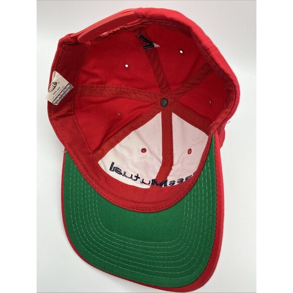 Mass Mutual Red Baseball Cap Hat Snap-back OSFM #7 on Back Embroidery - Picture 6 of 13